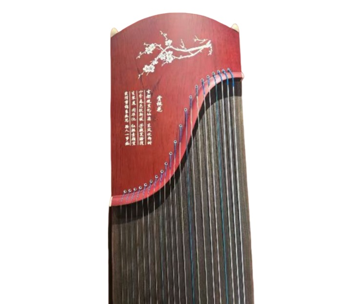 古箏 163cm 21弦 金梅花図 中国弦楽器