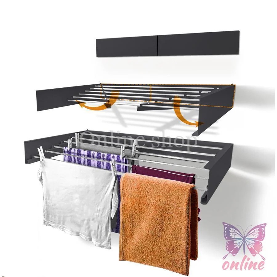 【高品質の製品】 高品質新入 洗濯物干し 室内物干し 折たたみ収納 部屋干し 屋外可 80cm/100cm ステンレス鋼 耐荷重約15kg インテリア雑貨