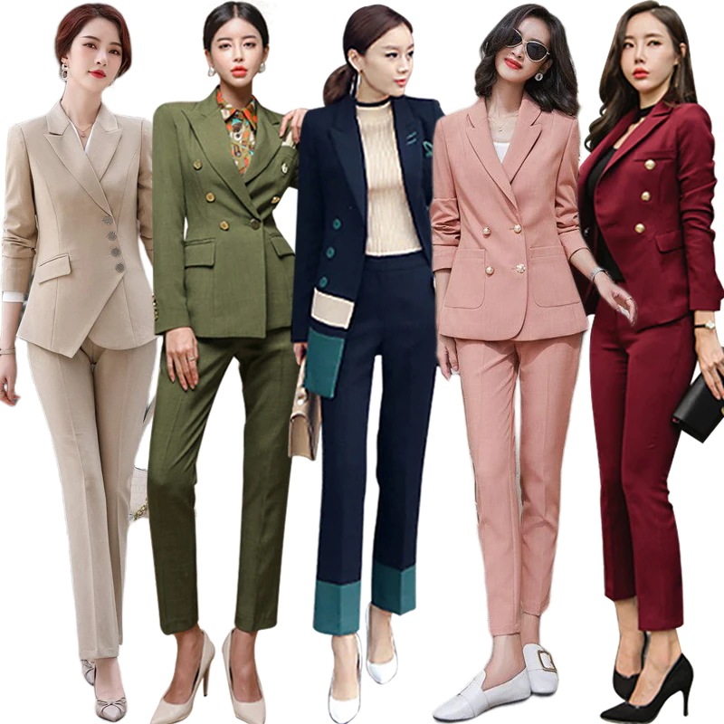 パンツスーツ レディース 洋服 スーツ セット 長袖 レジャー スリム エレガントロング ジャケット オフィススーツ春 秋 冬 就活 通勤 ビジネス用 面接 無地 おおきいサイズ