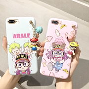 Qoo10 Arale韓国アラレちゃんペンダントかわ スマホケース