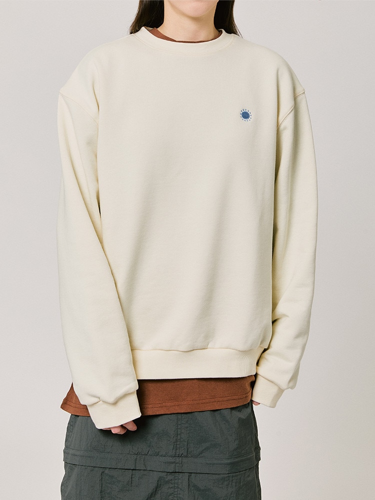 韓国 防弾少年団 BTS KOYA BASIC スウェットシャツ アイボリー(M-L)