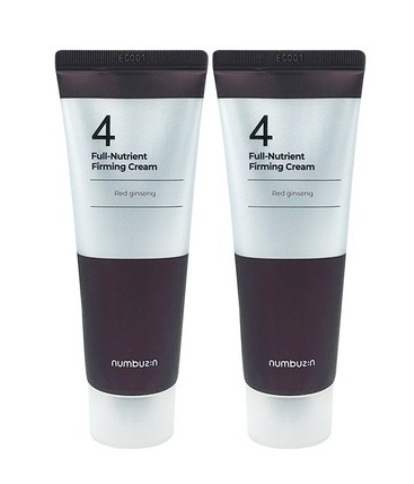 4番 栄養コーティングクリーム 60ml×2個 高濃縮 保湿持続 弾力ケア コーティング吸収力 テンション感触 高密度テクスチャー 紅参クリーム フェイスケア