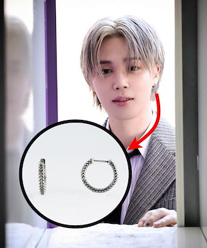 Qoo10 HARANG BTSジミン着用 HR 268E ピアス