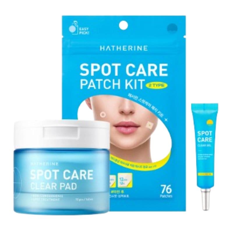スポットケア クリアパッド 70枚入 + クリアジェル 15ml +パッチキット 76枚入
