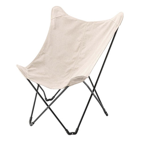 フォールディングチェア ベージュ 幅73.5×奥行き81×高さ98×座面高41cm TOE-120BE