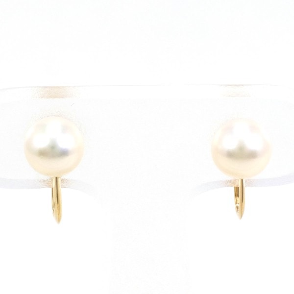 K18 18金 YG イエローゴールド イヤリング パール(真珠) ジュエリー 中古