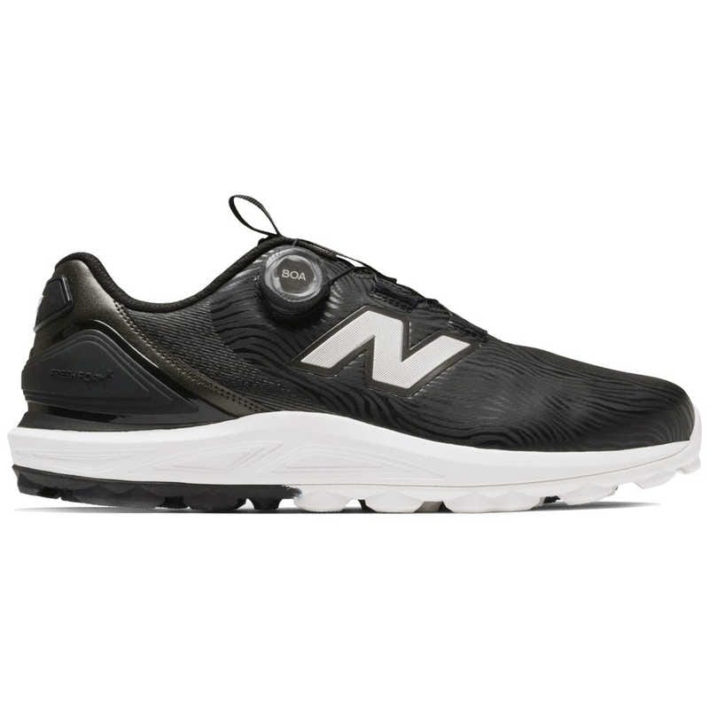 メンズ ゴルフシューズ Fresh Foam X 2500 v5 SL ボア Boa BLACK with WHITE and SILVER METALLIC ［ 25.5cm］ 　UG2500B