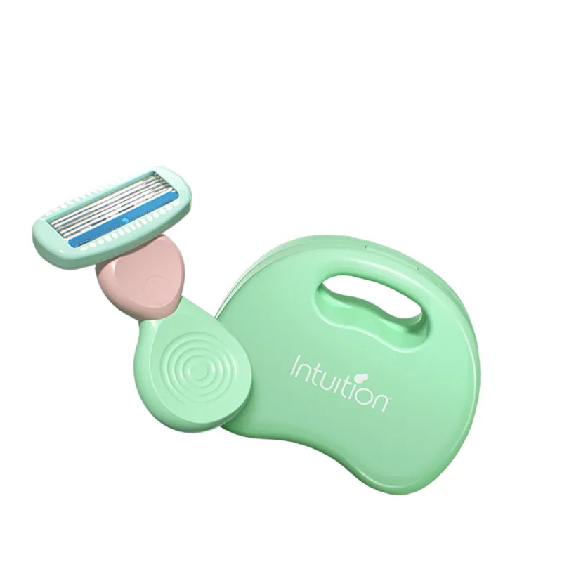 オールマイティーボディ脱毛ナイフ【1シャンク1カッターヘッド1収納ケース】携帯用30%までに制限