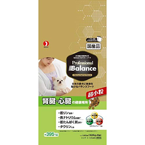 ペットラインプロバラ プロフェッショナルバランス 超小粒腎臓・心臓の健康維持1.92kg 4,765円
