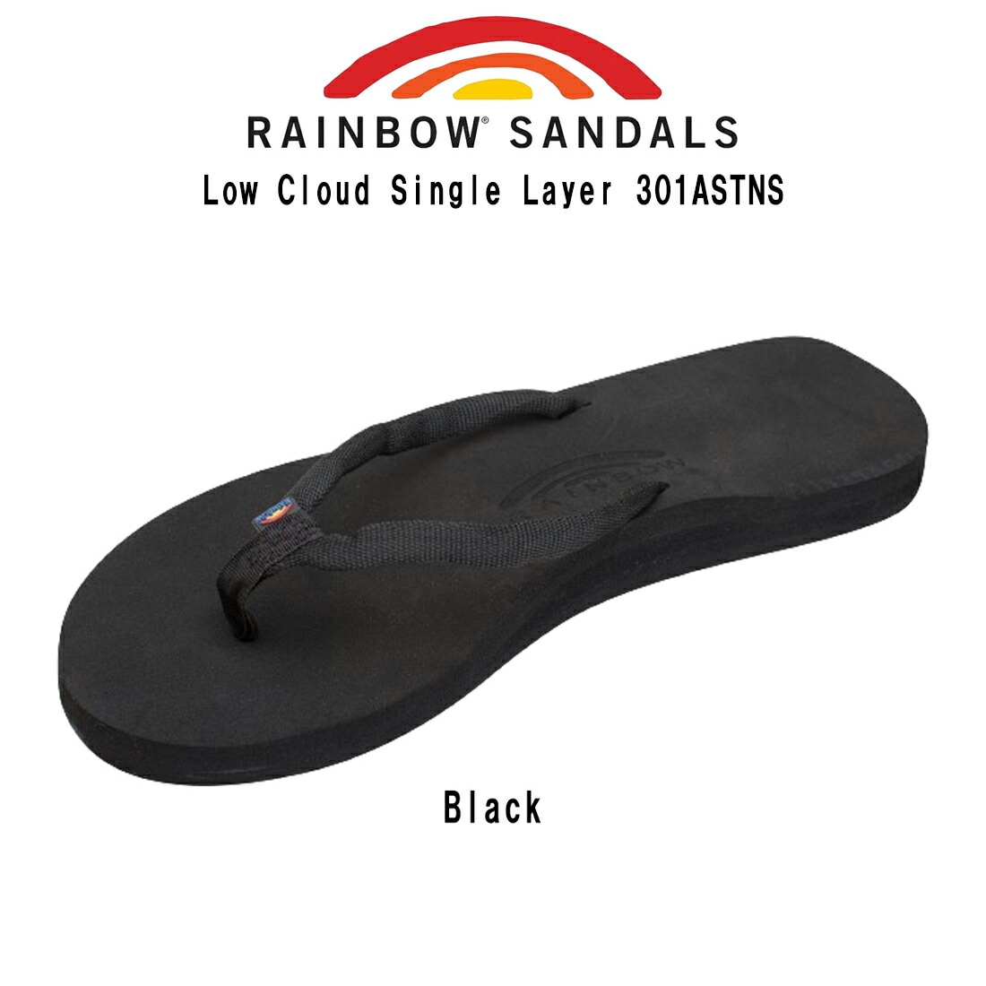 RAINBOW SANDALS ビーチサンダル スリッパ サーファー シングルレイヤー(薄底) レディース Low Cloud Single Layer 301ASTNS