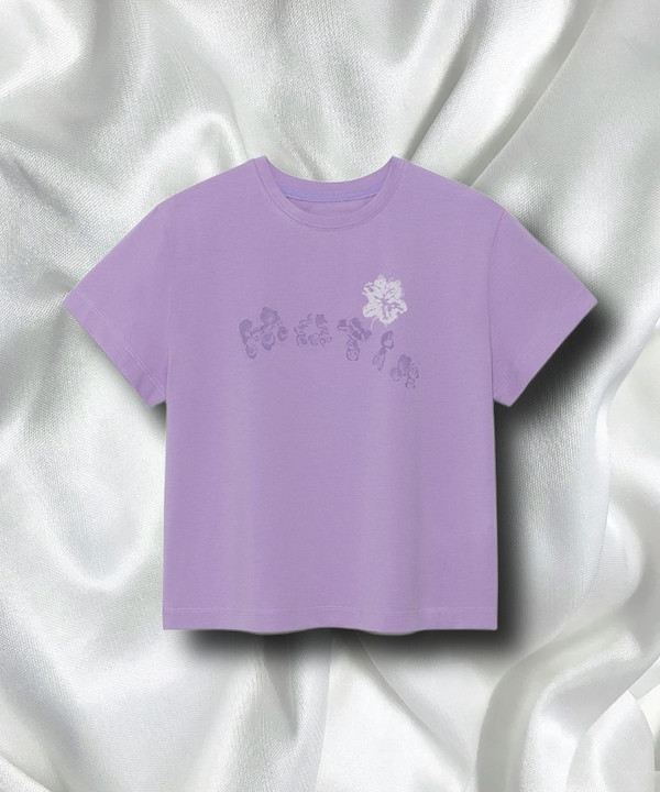 Tシャツ・カットソー Matin Kim BUBBLY GRAPHIC PRINTING TOP 5BJH1558 ☆Matin Kim☆BUBBLY GRAPHIC PRINTING TOP☆大人気☆ (Matin