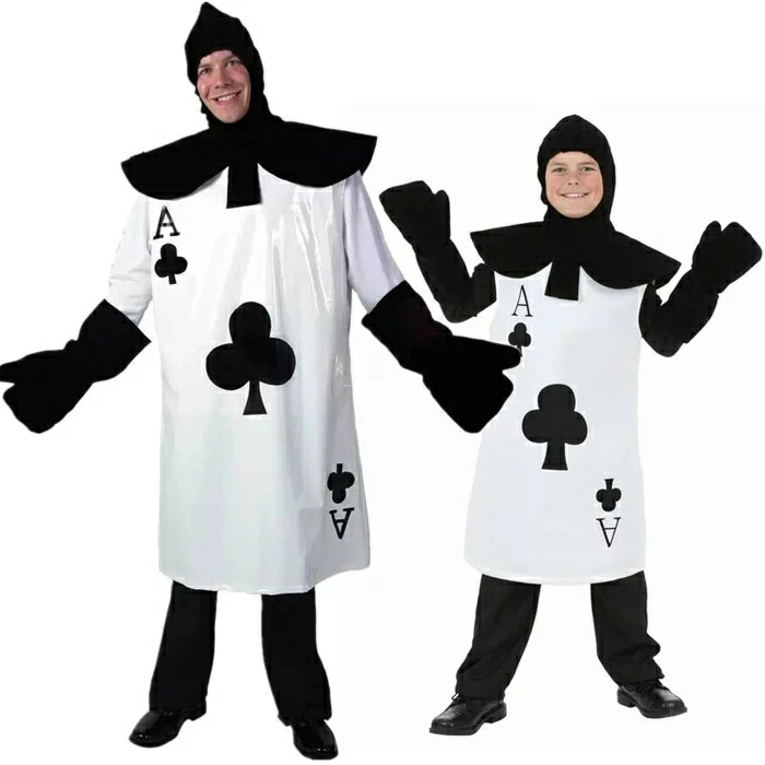 ハロウィン 衣装 子供服 大人 男女兼用 ジュニア トランプ ポーカー メンズ　男の子ハロウィン コスプレ ハロウィン コスチューム 子供用 キッズ用 ハロウィーン　衣装　ハロウィン衣装 イベント パ