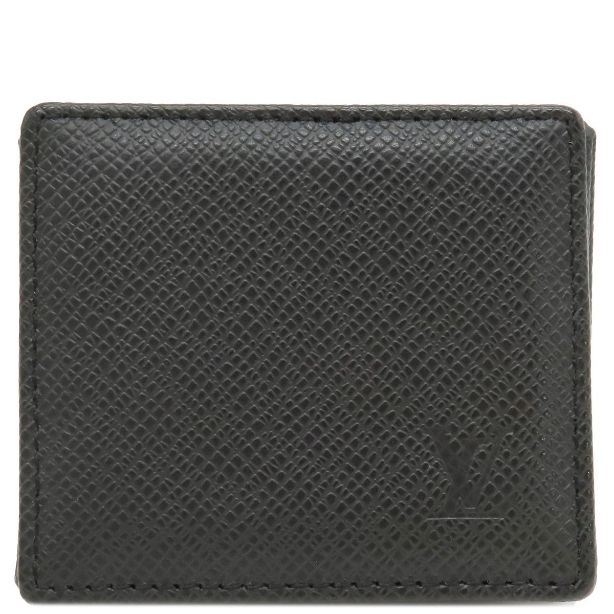 ルイヴィトン LOUIS VUITTON コインケース ポルトモネ ボワット タイガ アルドワーズ シルバー金具 黒 小銭入れ M30382 CT0036【中古】