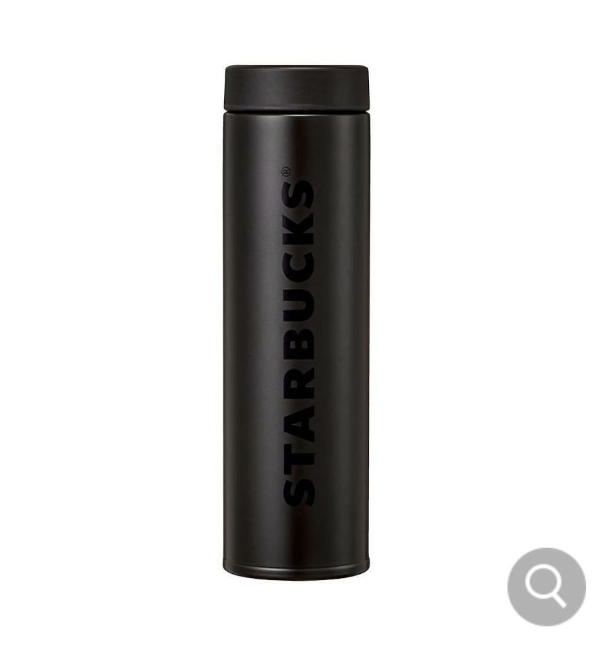 スターバ KOREA 韓国 JONブラックワードマーク保温瓶480ml