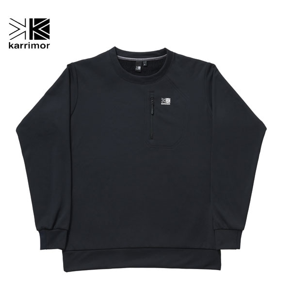 Karrimor カリマー octa sweat crew オクタ スウェット クルー スウェット 長袖 アウトドア トップス 登山 101609-9000