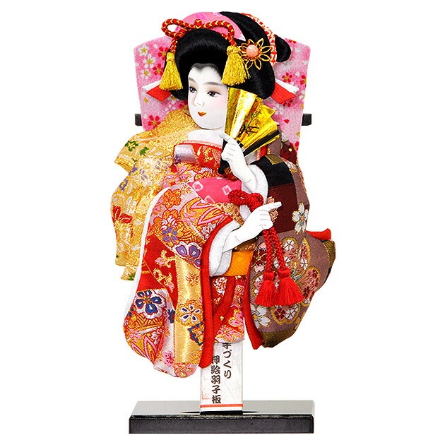 羽子板 初正月 初節句 厄除け かわいい 立体 振袖 道成寺 コンパクト ミニ 新作 秀光 限定品 目玉商品 お買得 人気 ランキング P6003