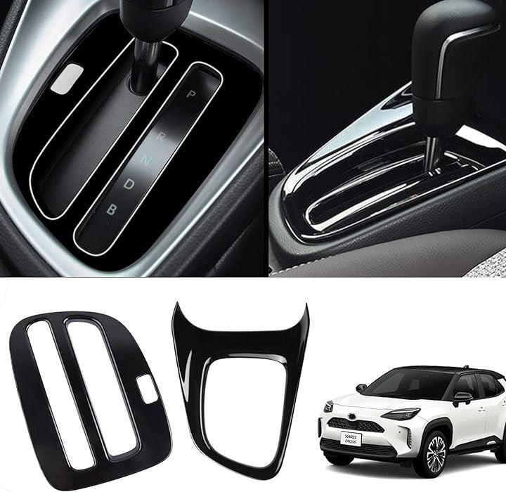 ヤリスクロス インテリアパネル シフトパネル コンソールパネル パーツ アクセサリー ドレスアップ 内装(ブラック)