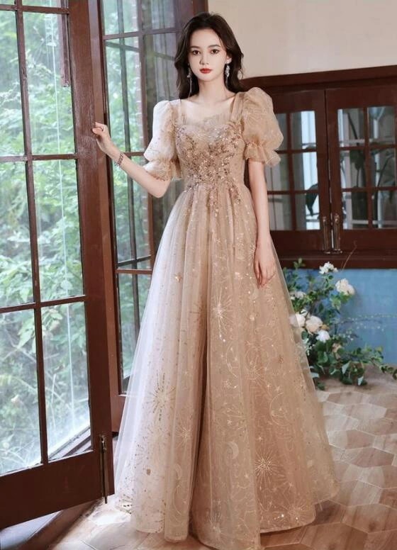 ドレス 大人 袖付き 透け感 ロングドレス キラキラ 花柄 エレガントフォーマル レディース ママ パーティードレス コンクール イブニングドレス 結婚式 演奏会ドレス ロング ピアノ 発表会 ステー