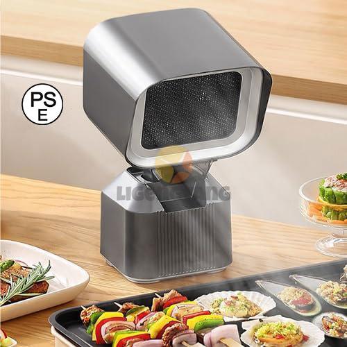 【2025新品入荷】2025 新登場卓上レンジフード 卓上吸煙機 卓上換気扇 2段ギア調整風力 移動可能 低騒音 3600rpmの超吸引力 二重層油煙フィルター 焼肉 家庭用 換気扇