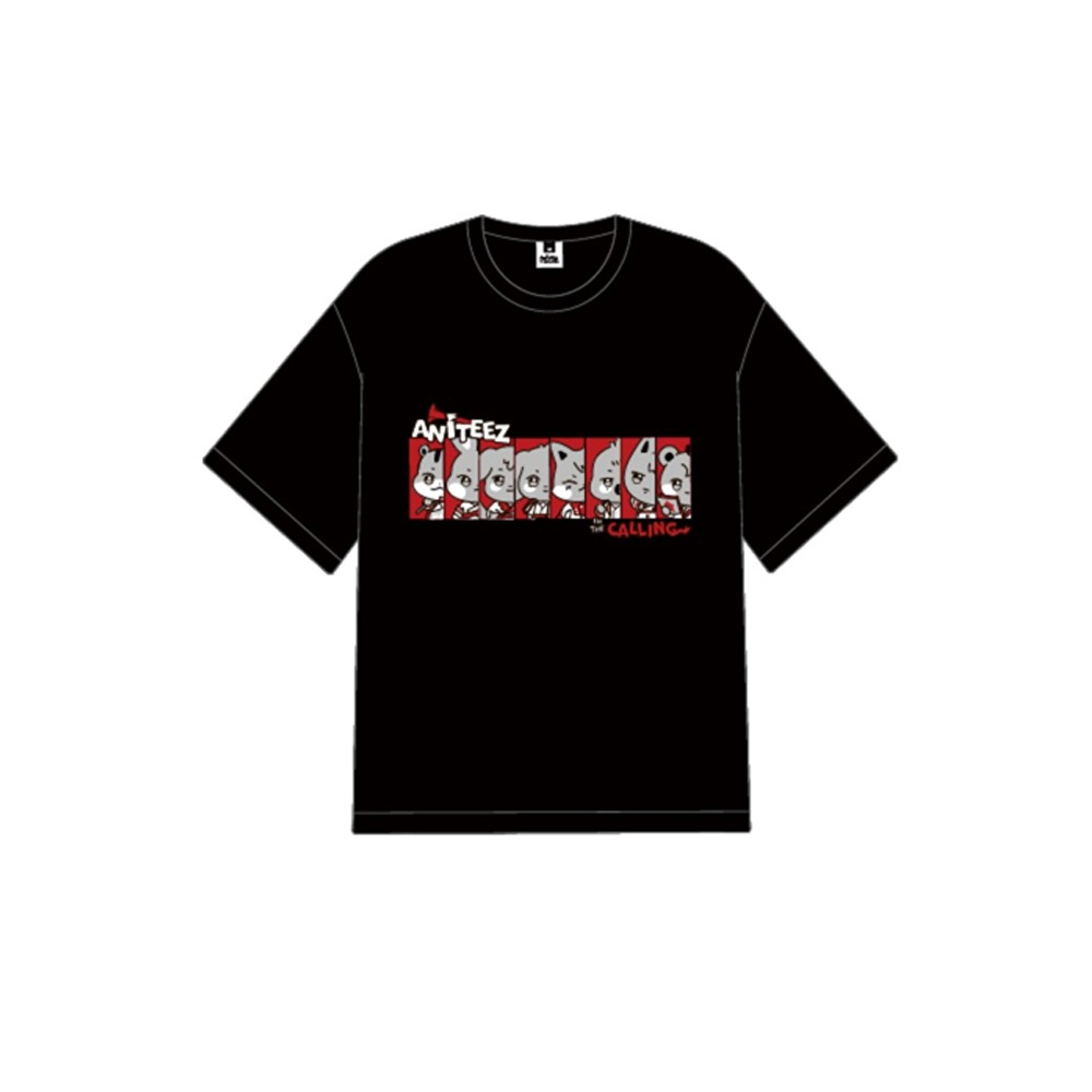 ATEEZ X ANITEEZ / ANITEEZ IN THE CALLING MD / 12 T-SHIRTS / BLACK VER / SIZE 2種選択