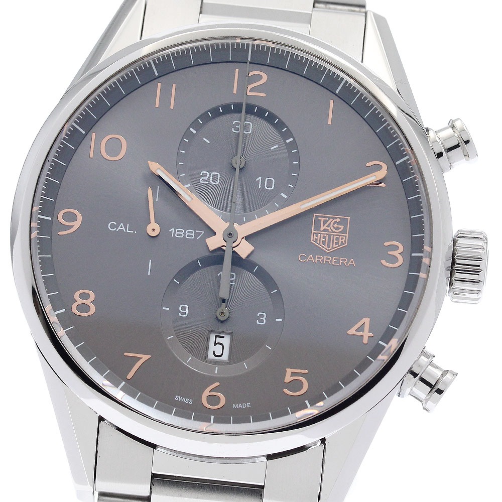 タグホイヤー TAG HEUER CAR2013-0 カレラ クロノグラフ キャリバー1887 自動巻き メンズ _954111【中古】