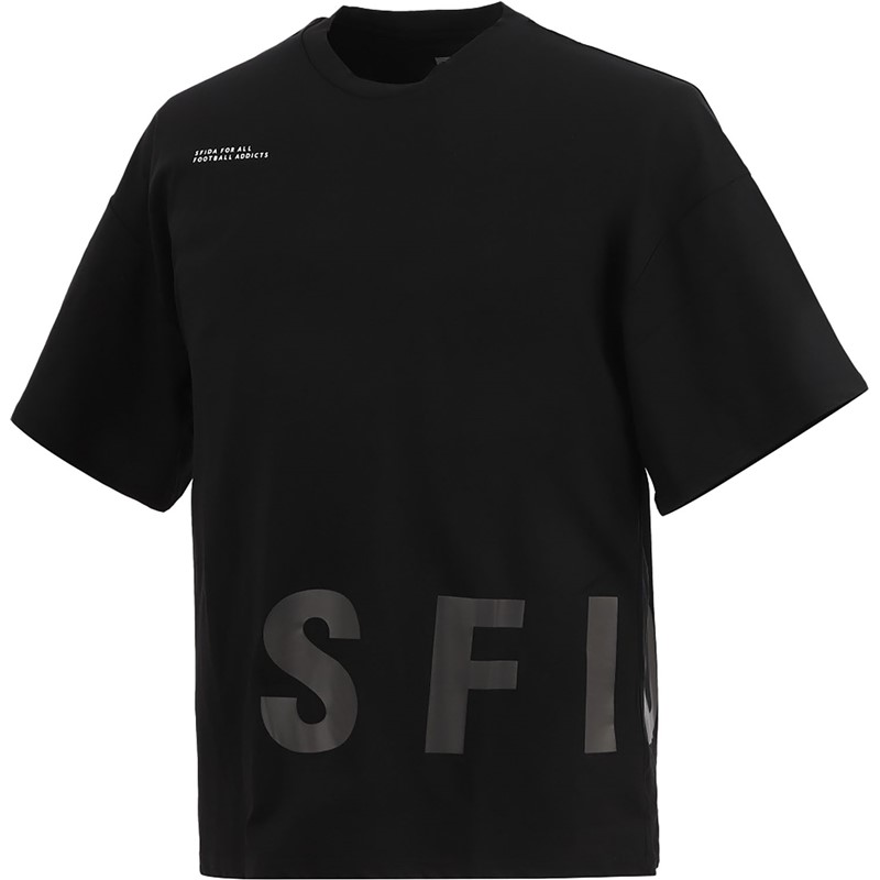 SOFT DRY BIG ロゴ Tシャツ フットサル 半袖Tシャツ (sa25106-blk)