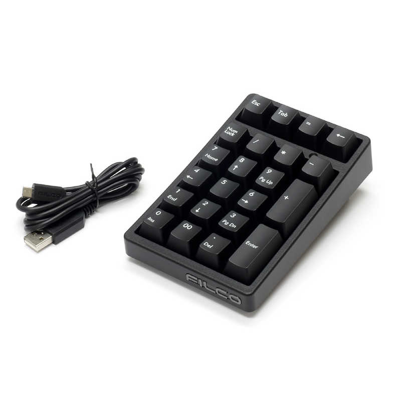 FILCO　テンキー Majestouch TenKeyPad 2 Professional PBT 赤軸(Windows11対応) ［有線 /USB］ ブラック　FTKP22MRLB2D