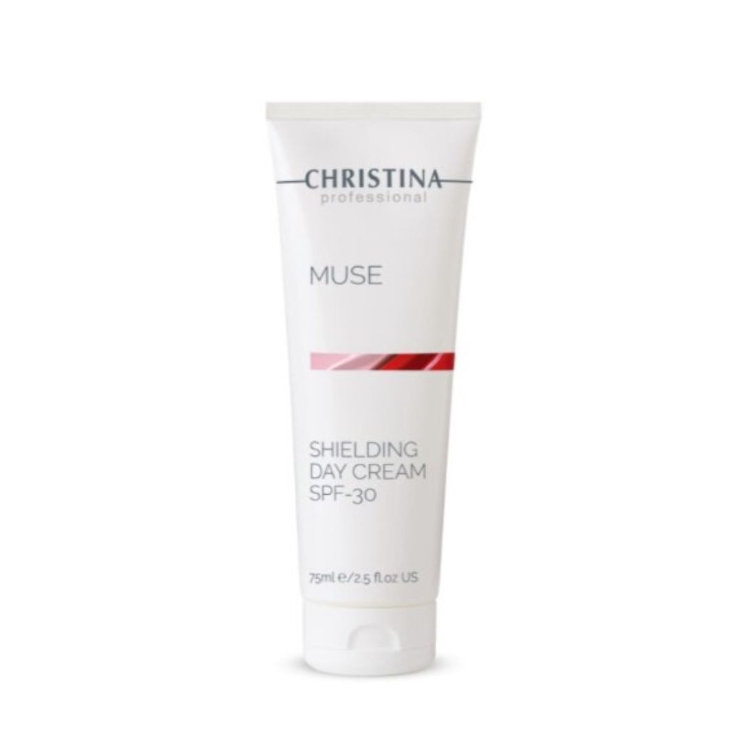 【日本正規品】クリスティーナ　ミューズ　シールドデイクリームSPF30 75ml　サンプル付