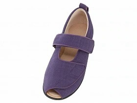 徳武産業 あゆみシューズ 介護靴 施設用 オープンマジックIII 5E 紫 片足/左Mサイズ 7031 4,770円