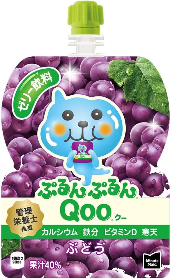 コカ・コーラ ミニッツ メイド ぷるんぷるんQoo ぶどう 125gパウチ×30袋 8,157円