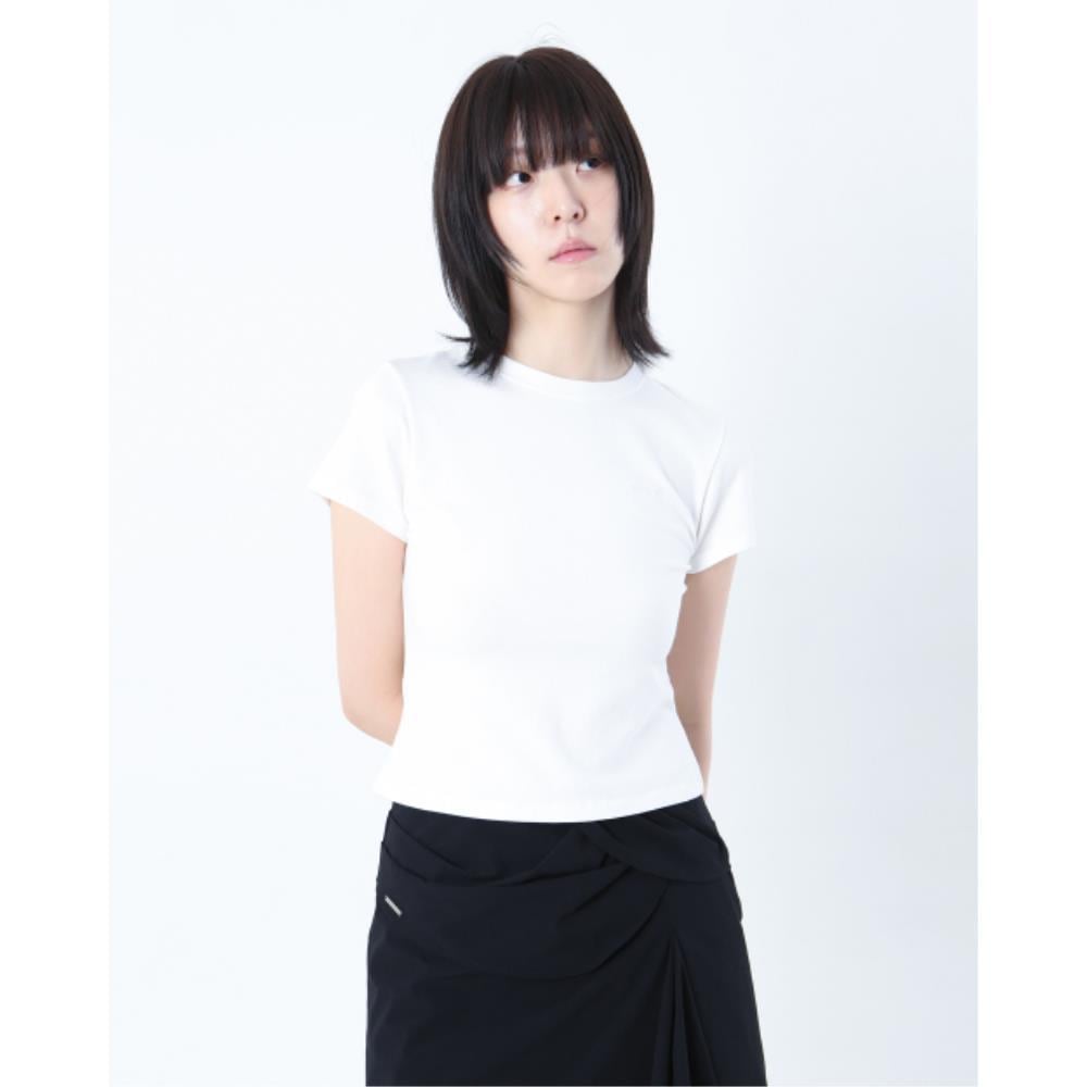 MISEKI SEOUL Basic short sleeves WHITE MSK252TS08WH