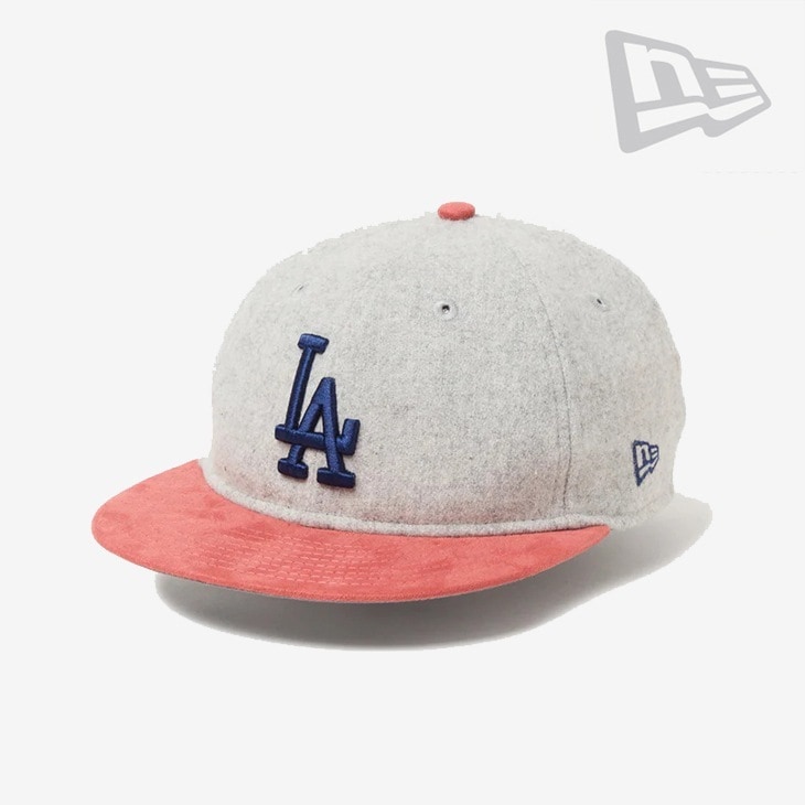 レトロ クラウン ナインフィフティ メルトン ピンク スエード バイザー ロサンゼルス ドジャース/ラ（14667632）