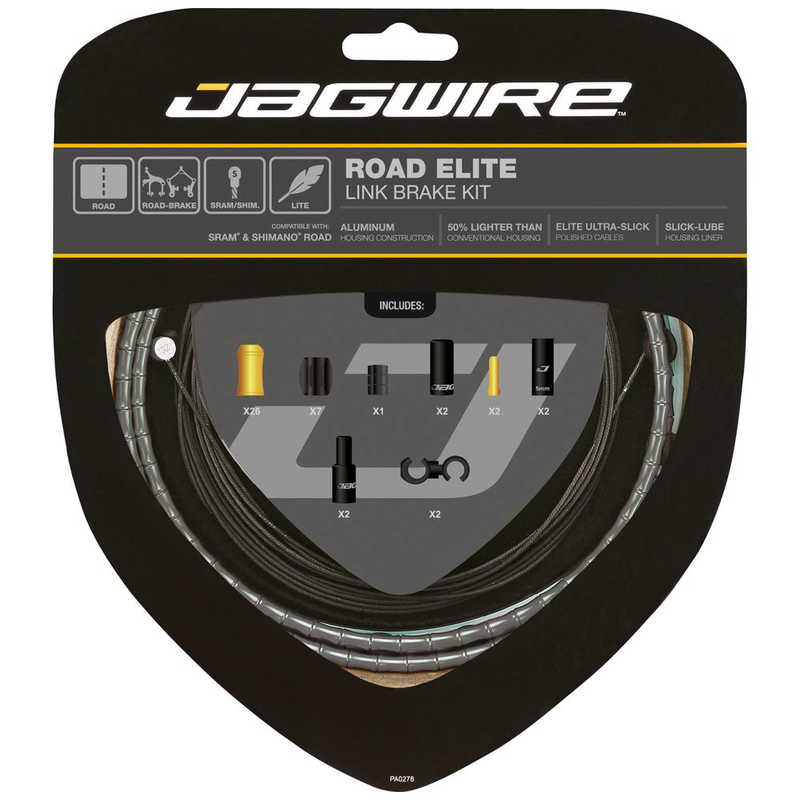 JAGWIRE　Road Elite Link Brake Kit ロードエリートリンクブレーキキット リミテッドグレー　CBB06004