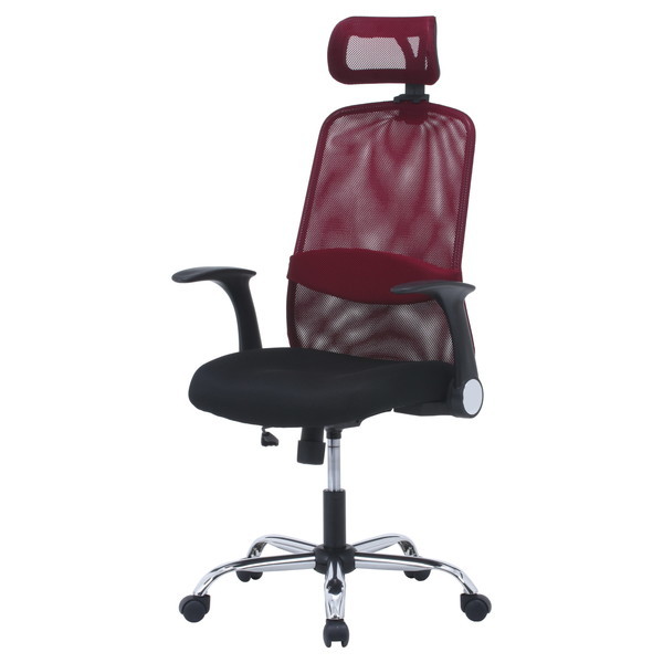 不二貿易 35427 ヘッド付アームアップチェア ARP-01 RD レッド メーカー直送