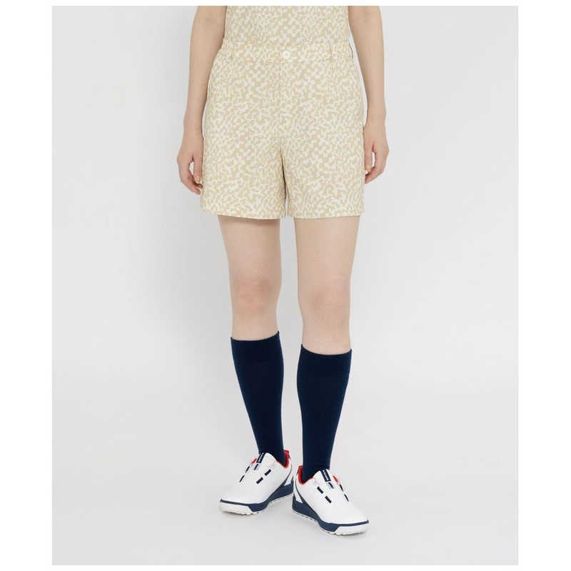 ルコック　レディース 総柄ショートパンツ ［レディース / Mサイズ］ ベージュ 【返品交換不可】　LG6SHP01L