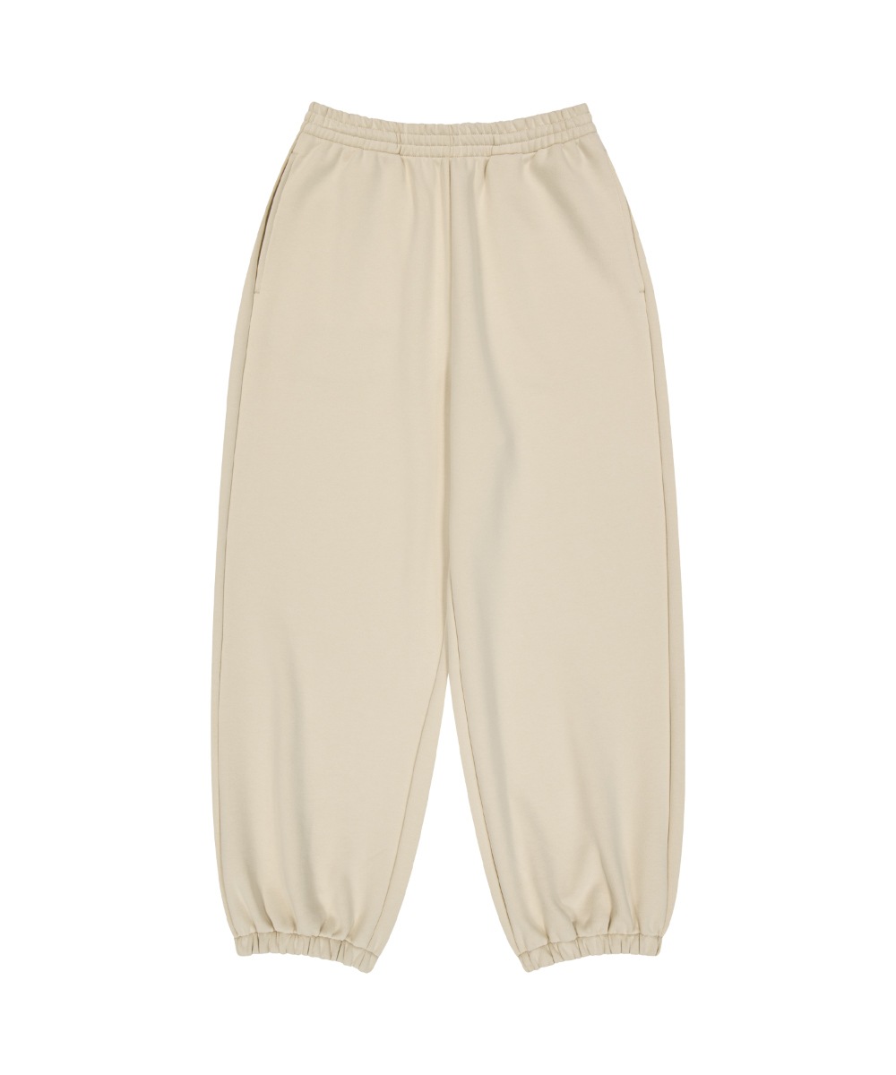 【COYSEIO】 038 COMFY SWEAT PANTS : LIGHT BEIGE