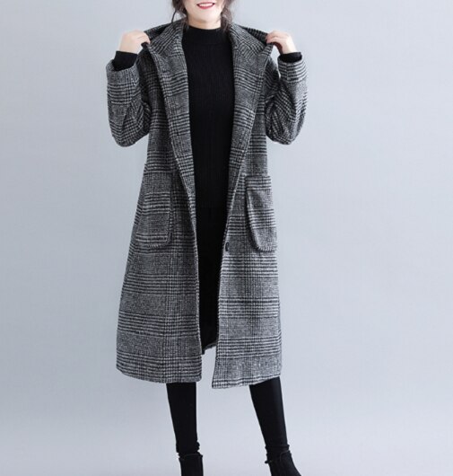 【取寄：納期2週間】ロングコート レディース 冬 フード付き チェック コート アウター 冬新作 大きいサイズ 秋 チェック柄 ロング丈 韓国 カジュアル 通勤 暖かい こなれ感 おしゃれ