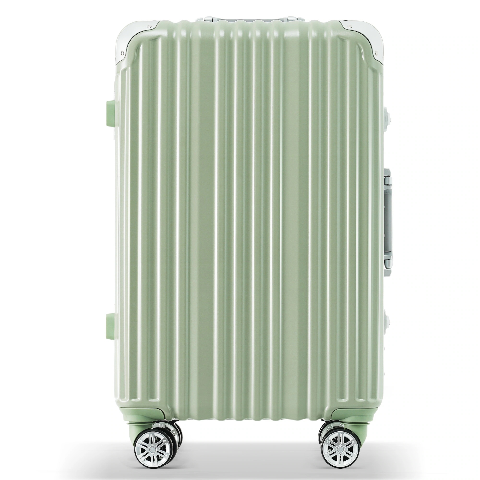 スーツケース Mサイズ アルミ ストッパー付き USBポート カップホルダー キャリーケース キャリーバッグ アルミフレーム 3日7日 大容量 超軽量 軽い おしゃれ かわいいキャスター 中型