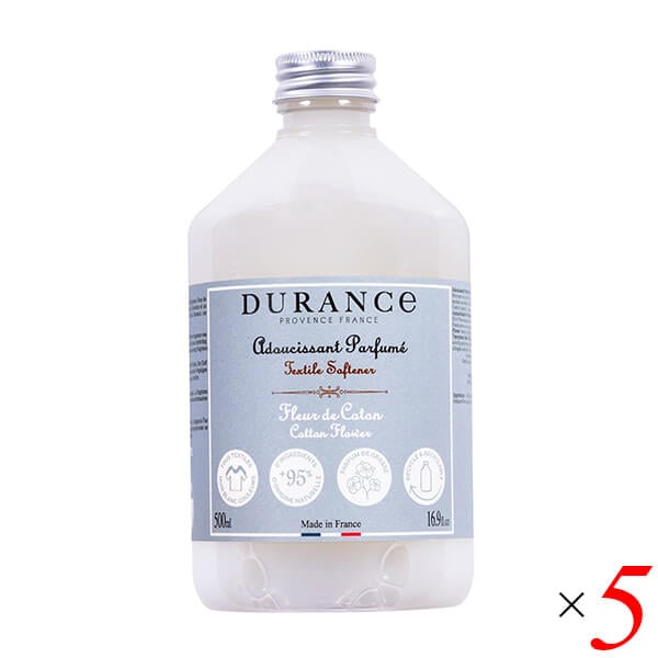 デュランス DURANCE ランドリーソフナー 柔軟剤 500ml 香り5種 5本セット