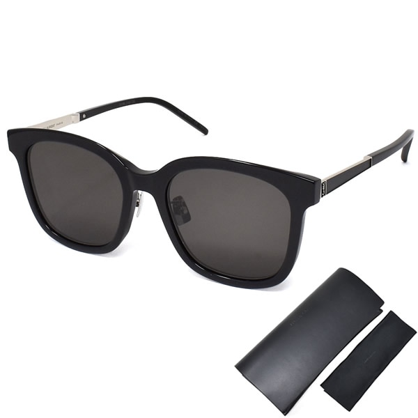 サングラス SL M77/K-001 サングラス アジアンフィット メンズ レディース ユニセックス SLM77K-001 ブラック