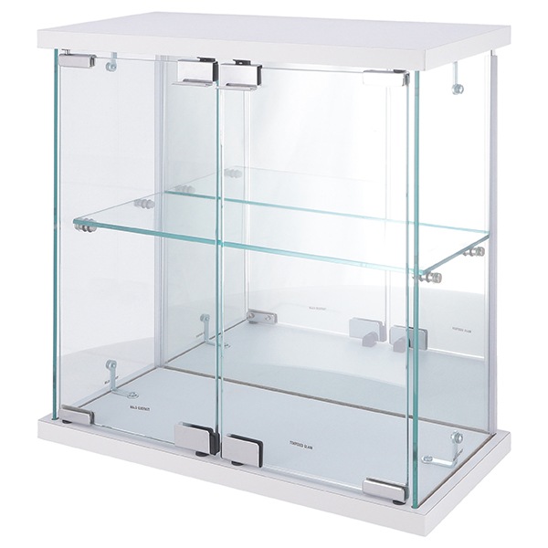 不二貿易 63946 卓上ガラスコレクションケース WH メーカー直送