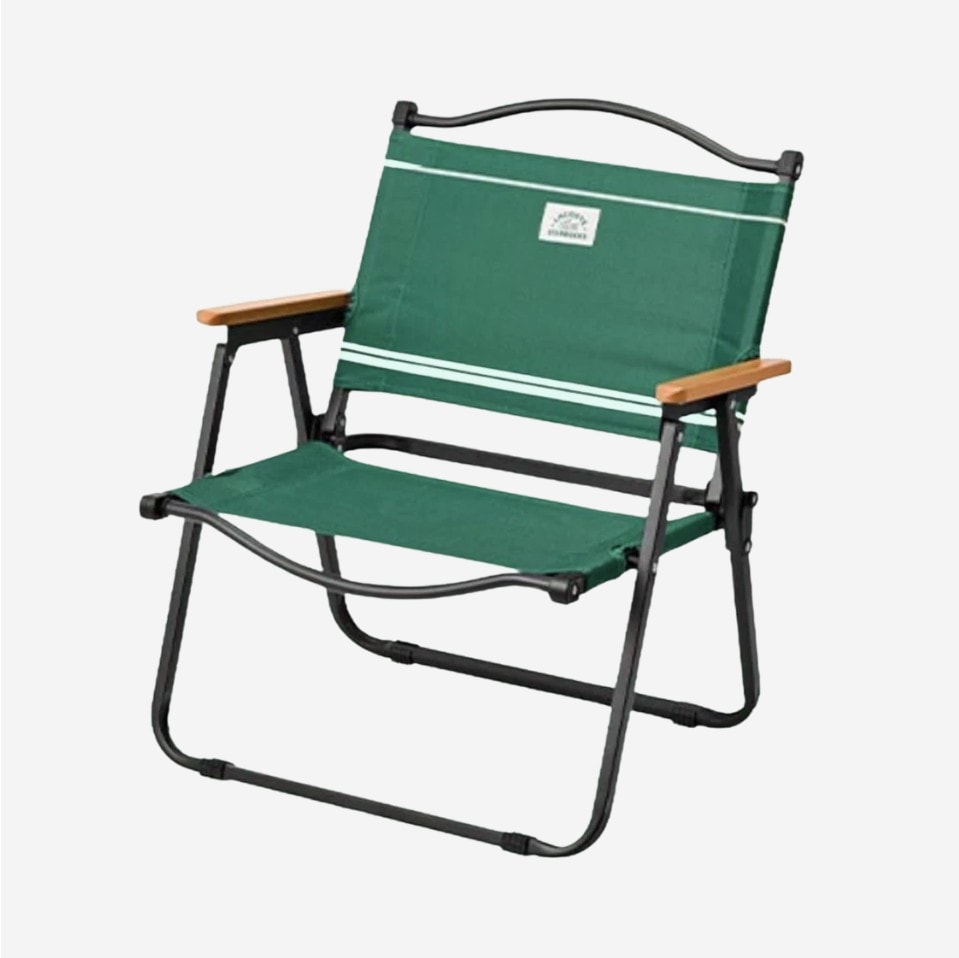 【STARBUCKS】 Starbucks x Lacoste Wide Folding Chair : Green