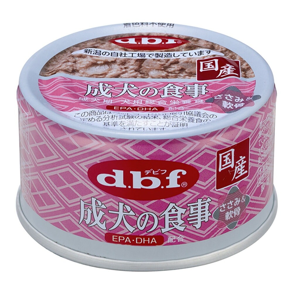 （まとめ買い）デビフペット 成犬の食事 ささみ＆軟骨 85g 犬用フード [x24]