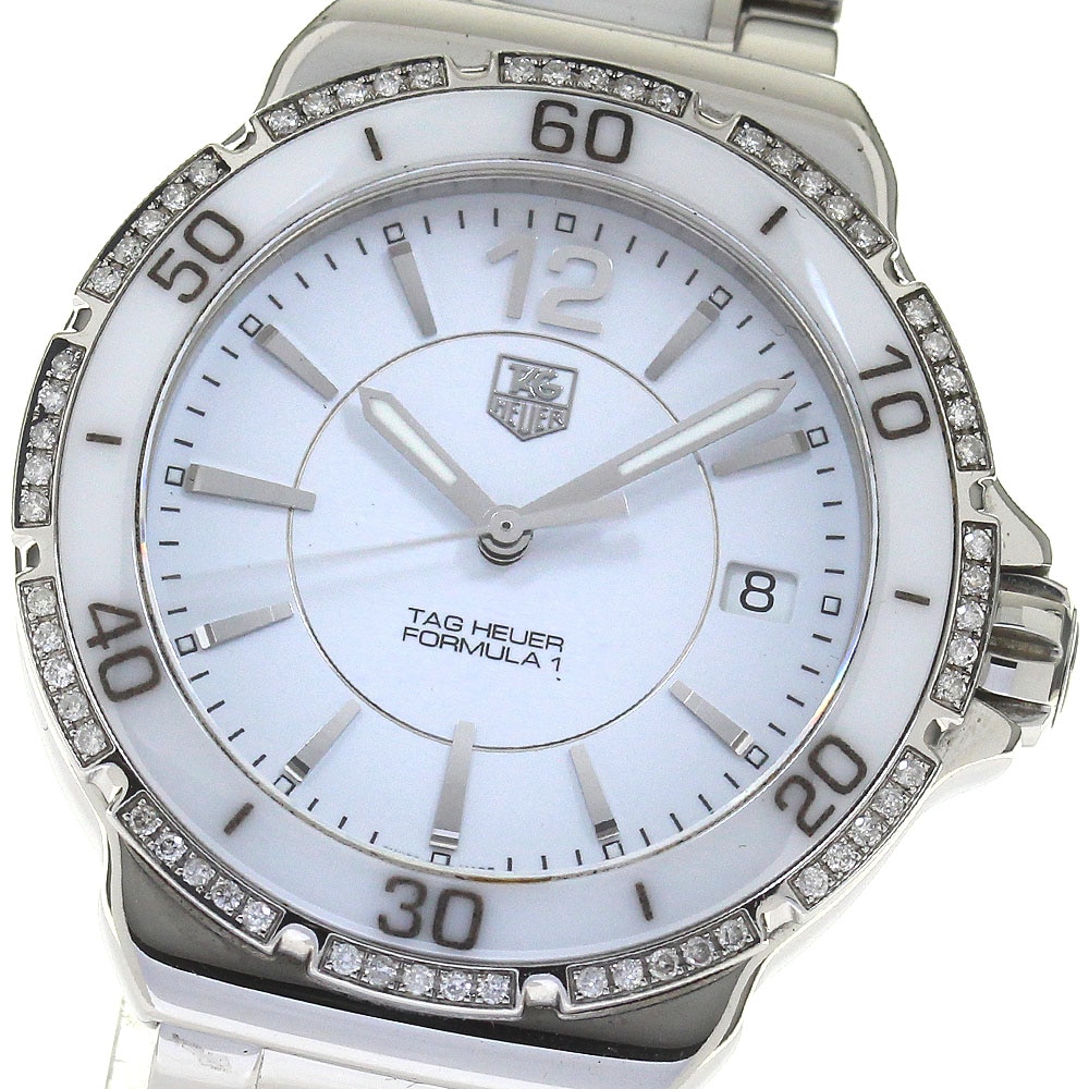 タグホイヤー TAG HEUER WAH1213.BA0861 フォーミュラ1 ダイヤベゼル クォーツ レディース _815698【中古】