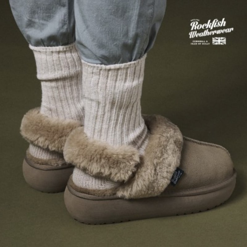 ROCKFISH WEATHERWEAR / CLOUDY FLATFORM SLINGBACK - 4color