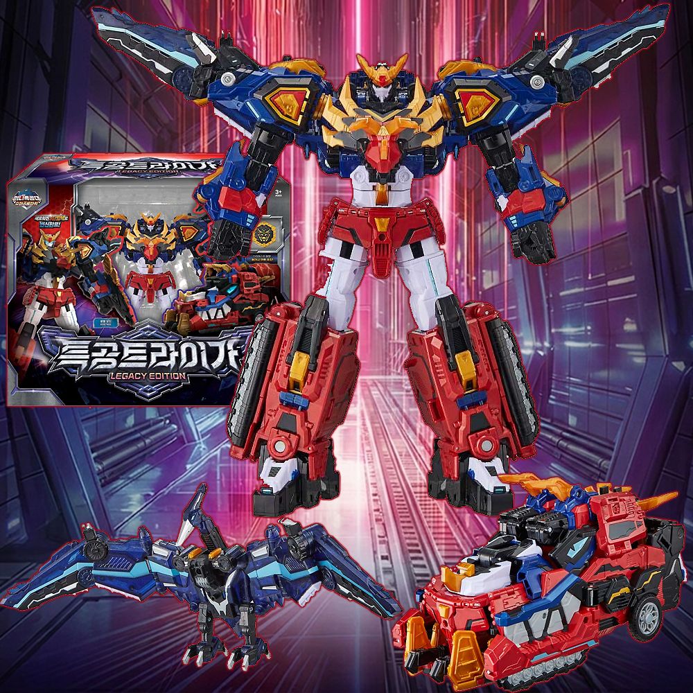 [関税込み]ミニ特攻隊/スーパー恐竜パワー/特攻トライガ/特攻トライが/レガシーエディション/2026年リニューアル/合体ロボット/韓国ロボット/変身ロボット/ティラノサンダーレガシー別途購入/正品