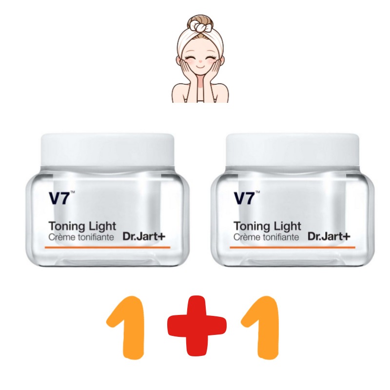 韓国コスメ正規品 ヴイセブントーニングライトクリーム50ml2個//肌のトーンアップ/保湿/ビタミン配合クリーム/ツヤ/鎮静/ツヤ