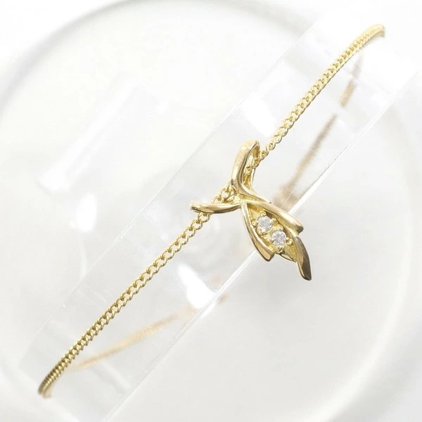 セイコージュエリー K18YG ブレスレット ダイヤ 約18cm ジュエリー 中古