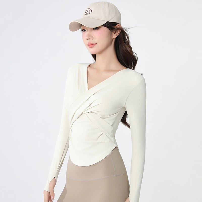 春 夏 ファッション レディースヨガウェア ヨガトップス 春 夏 冬 長袖 人気 着痩せ ジャージ 百掛け カジュアル ピラティス トレーナー レディース ヨガウェア フィットネスウェア