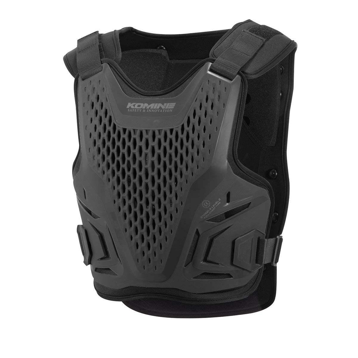 コミネ(KOMINE) バイク用 エアスルーCEレベル2ボディアーマーフィット ブラック Free SK-828 12998 プロテクター CE規格レベル2